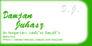 damjan juhasz business card